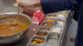 Proses penyajian menu MBG di SPPG Poncol yang siap didistribusikan ke sekolah yang ada di wilayah setempat, Kamis (11/6/26). Foto : Istimewa