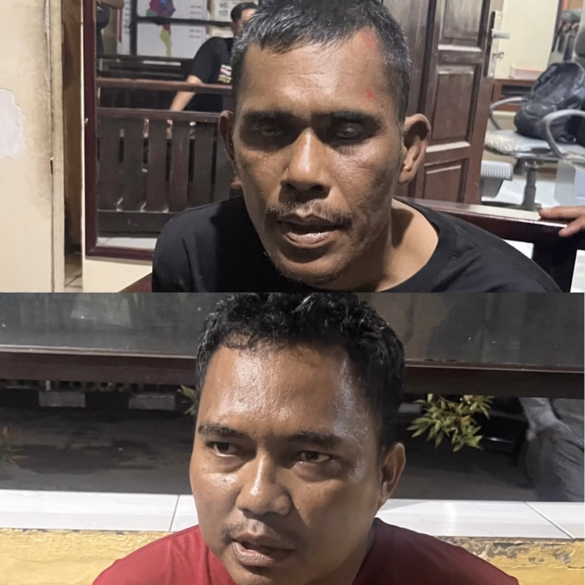 Dua pelaku pencurian kabel tembaga dan AC Blower di dua lokasi KDMP di Batang ditetapkan tersangka, Jumat (19/6/26). Foto : Istimewa
