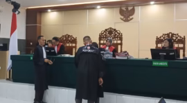 Sidang lanjutan dengan agenda mendengar keterangan saksi dugaan kasus penculikan dan penganiayaan terhadap penjual martabak di Kedungwuni dengan terdakwa Dwi Hendratno alias Duwel berlangsung di PN Pekalongan, Rabu (24/6/26).