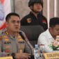 Kapolres Pemalang AKBP Rendy Setia Permana saat memaparkan hasil ungkap kasus dalam semester pertama tahun ini dengan 40 kasus dan 47 tersangka di Mapolres setempat, Selasa (30/6/26). Foto : Istimewa