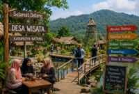 Disparpora Kabupaten Batang mencatat dari puluhan desa wisata saat ini tinggal empat yang masih aktif, Jumat (3/7/26). Foto : Ilustrasi AI
