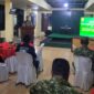 Dandim Pekalongan Letkol Inf Muhammad Nurul Chabibi saat memberikan sambutan di hadapan puluhan wartawan kota dan Kabupaten Pekalongan di aula makodim setempat, Jumat (3/7/26) malam.
