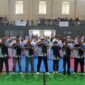 Pembukaan Amazing Tegal Cup Jateng Open Karate Championship 2026 di GOR Tegal Selatan oleh walikota, Sabtu (4/7/26). Foto : Istimewa