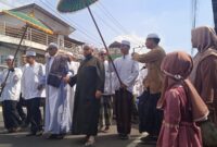 Haul Bawang mengenang As Syahid Al Habib Idrus bin Husein Shahab berlangsung di Kecamatan Bawang, Kabupaten Bawang, dipadati pengunjung, Minggu (5/7/2026). Foto : Istimewa