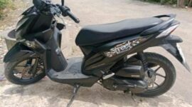 Dokumentasi sepeda motor Honda Beat tahun 2023 milik petugas sensus ekonomi yang raib diembat maling, Minggu (5/7/26). Foto : Istimewa