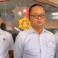 Kasatreskrim Polres Pekalongan Kota AKP Setiyanto memberikan keterangan kepada wartawan terkait hasil tes DNA korban kekerasan sesksual di Padepokan Padang Ati, Senin (6/7/26).