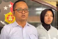 Kasatreskrim Polres Pekalongan Kota AKP Setiyanto saat memberikan keterangan kepada wartawan terkait perkembangan dugaan kasus kekerasan seksual di Padepokan Padang Ati, Senin (6/7/26).