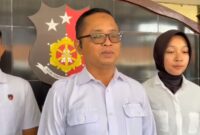 Kasatreskrim Polres Pekalongan Kota AKP Setiyanto memberikan keterangan kepada wartawan terkait perkembangan dugaan kasus kekerasan seksual di Padepokan Padang Ati, Senin (6/7/26).