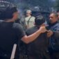 Polisi mengamankan HF di rumahnya setelah diketahui menyimpan dan diduga akan mengedarkan narkoba jenis sabu di wilayah Wiradesa, Selasa (7/7/26). Foto : Istimewa