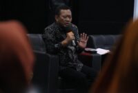 Diskusi Panel Kebijakan Publik bertajuk 'Hirarki vs Otonomi: Siapa Pegang Kendali Izin Hiburan Malam?' yang digelar Lembaga Hikmah dan Kebijakan Publik (LHKP) Pimpinan Daerah Muhammadiyah Kota Tegal, Minggu (12/7/26). Foto : Istimewa