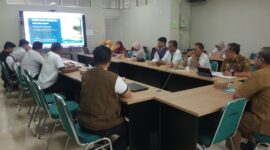 Rapat koordinasi antara Pemerintah Kota Pekalongan dengan Food Bank, Baznas, SPPG dan Mitra MBG, Senin (13/7/26).
