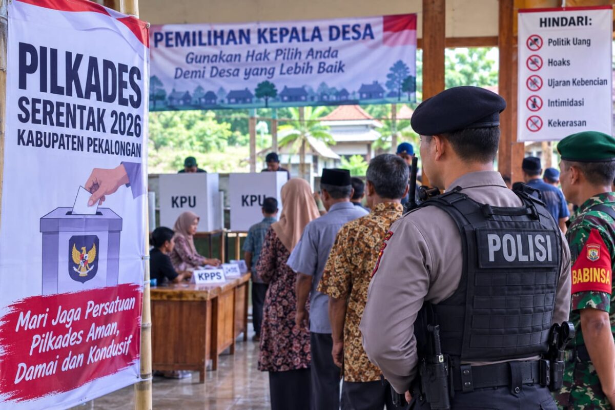 Sebanyak 34 desa yang akan menggelar Pilkades kini menjadi fokus pengawasan untuk mencegah konflik oleh aparat keamanan, Rabu (15/7/26). Foto : Ilustrasi AI