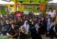 MPLS di SMAN 2 Batang menyelipkan pesan sekaligus mengenalkan kepada siswa tentang talasemia yakni kelainan darah genetik yang hingga kini belum dapat disembuhkan, Kamis (16/7/26). Foto : Istimewa