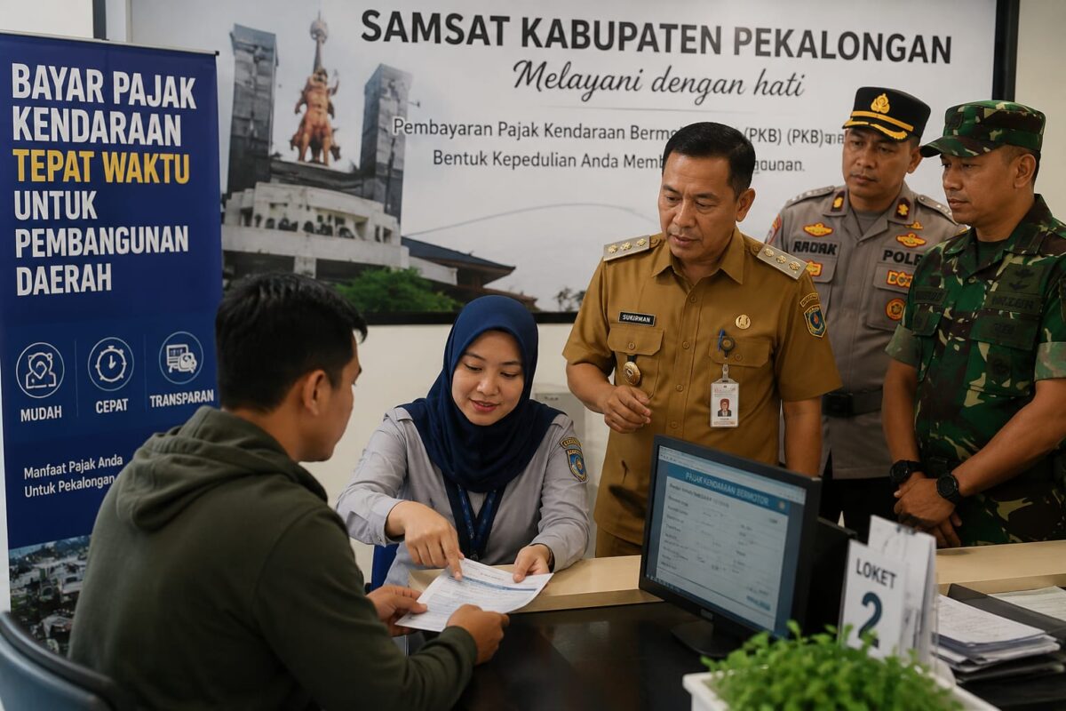 Pemkab Pekalongan bakal menggerakkan seluruh jaringan pemerintahan hingga tingkat RT/RW, bahkan menggandeng TNI dan Polri untuk mengejar kepatuhan wajib pajak, Rabu (22/7/26). Foto : Istimewa