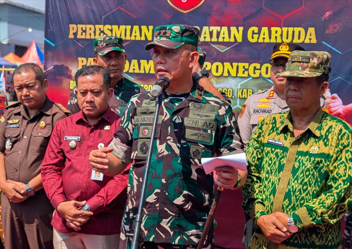 TNI mengebut pembangunan 317 jembatan gantung Garuda Merah Putih di Jateng dan DIY untuk membuka isolasi di wilayah pedesaan, Kamis (23/7/26).