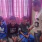 Tiga pelajar SMP di Kabupaten Batang diamankan Polsek Tulis setelah gagal tawuran, Jumat (24/7/26). Foto : Istimewa