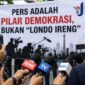 IJTI menyampaikan pernyataan sikap menyusul pernyataan Presiden Prabowo Subianto yang menyebut adanya pihak-pihak yang berperilaku seperti 'Londo Ireng' dengan bersembunyi di balik profesi wartawan, Sabtu (25/7/26). Foto : Ilustrasi AI