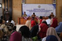 Kecamatan Jatibarang di Kabupaten Brebes, ditunjuk sebagai pilot project pengembangan partisipasi masyarakat dalam pemanfaatan Dana Desa yang diawali dengan Bintek di aula setempat, Senin (27/7/26). Foto : Istimewa