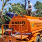 Sebanyak 39 desa di 10 kecamatan di Kabupaten Pekalongan rentan terhadap kekeringan yang berpotensi mengalami krisis air sehingga BPBD setempat mulai mendistribusikan air bersih, Senin (27/7/26). Foto : Istimewa