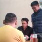 Deden Pitono (27) pelaku pembunuhan terhadap perangkat Desa Kalipancur yang ditemukan tewas tengah sawah, Selasa (28/7/26).
