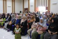 Ratusan bumil memadati hotel di Kabupaten Brebes demi pemeriksaan dan konsultasi gratis, Jumat (31/7/26). Foto : Istimewa