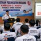puluhan calon wasit dari berbagai daerah mengikuti pelatihan menjadi juru pengadil yang digelar di Kabupaten Batang, Jumat (31/7/26).