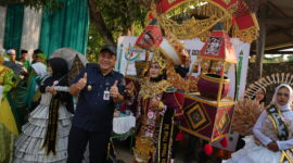 Wakil Bupati Pemalang, Nur Kholes usai membuka acara Porseni IPNU IPPNU