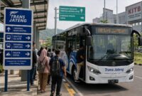 Berkembangnya kawasan industri di Batang membuat pemerintah daerah setempat memastikan layanan transportasi publik terintegrasi mulai 2028, Senin (3/8/26). Foto : Ilistrasi AI