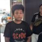 Bayu Wibowo (19) mengaku menyesali perbuatannya membuat konten vidio yang akhirnya membuatnya berurusan dengan polisi, Senin (3/8/26).