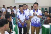 Dua atlet disabilitas Kabupaten Tegal Banyu Tri Mulyo bakal berlaga di Asian Para Games 2026 Jepang dan Giri Suseno di CP Football World Cup 2026 di Amerika Serikat, hal itu terungkap dalam kegiatan pengukuhan yang dihadiri Bupati Tegal Ischak Maulana Rohman, Selasa (4/8/26). Foto : Istimewa