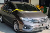 Honda Jazz milik bos konter di Ambarawa yang diduga menjadi korban perampokan sekaligus pembunuhan diamankan di Polres Semarang, Jumat (7/8/26). Foto : Istimewa