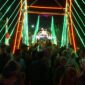 Suasana malam di Desa Kandang yang berubah menjadi meriah setelah adanya gebyar lampu hias untuk meramaikan HUT ke-81 Kemerdekaan RI, Sabtu (8/8/26). Foto : Istimewa