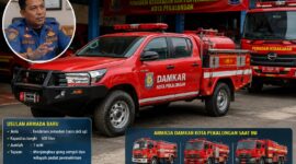 Profil unit armada baru Damkar Kota Pekalongan yang diusulkan dalam anggaran perubahan 2026 berjenis seperti mobil dobel kabin dengan kapasitas 600 liter, Minggu (9/8/26). Foto : Ilustrasi AI