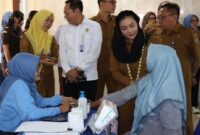 Program CSR RSUD Brebes menyasar 500 ibu hamil untuk diperiksa kesehatannya dengan gratis berlangsung, Selasa (11/8/26).