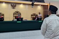 Kuasa Hukum Gacon, Sunardi menyoroti TKP kedua yang diungkap oleh majelis hakim dalam sidang putusan perkara perampasan kemerdekaan terhadap orang lain di PN Pekalongan, Senin (10/8/26).