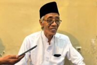 Rais Syuriah PWNU Jateng KH Ubaidullah Shodaqoh bicara NU di tengah dinamika politik, sosial dan budaya usai menghadiri Haul KH Amirin Ke-27 di Jenggot, Kota Pekalongan, Sabtu (15/8/26) malam.