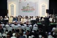 Maulidurrosullah SAW dan Haul KH Amirin bin Much Kurdi bin Abdul Halim bin KH Hasan pendiri Majelis Ta'lim Al Maliki Jenggot Kota Pekalongan, Sabtu (15/8/26) malam.