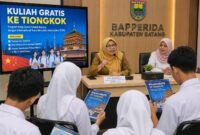 Pemkab Batang membuka peluang kuliah ke perguruan tinggi di Tiongkok bagi calon mahasiswa kurang mampu yang lolos seleksi, Selasa (18/8/26). Foto: Ilustsrasi AI