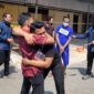 Adegan reka ulang di Polres Pekalongan Kota memperagakan sejumlah adegan penganiayaan berat yang menewaskan Muhammad Zuhri alias Mamat Godril di Kelurahan Kuripan Kertoharjo, Kamis (20/8/26).