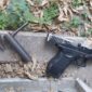 Kunci T dan pistol airsoftgun yang diduga digunakan pelaku untuk melakukan kejahatan, Kamis (20/8/26). Foto: Istimewa
