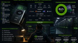 Gambaran bagaimana NVIDIA CUDA menjadi ekosistem yang tidak mudah ditiru oleh kompetitor. Foto: Ilustrasi AI