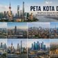 China dan Brasil mendominasi jumlah kota terbanyak di dunia untuk katagori jumlah penduduk di atas 100 ribu dan di atas satu juta. Foto: Ilustrasi AI