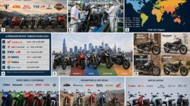 Ada berbagai versi data yang menyebut jumlah pabrikan motor di seluruh dunia seperti 620 untuk produsen merek yang masih eksis dan sekitar 1.300 lebih pabrikan yang pernah tercatat dalam sejarah. Foto: Ilustrasi AI