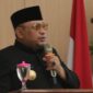 Wali Kota Tegal Dedy Yon saat menyampaikan Pengantar Nota Keuangan Raperda APBD Perubahan 2026 dalam Rapat Paripurna, Senin (31/8/26). Foto: Istimewa