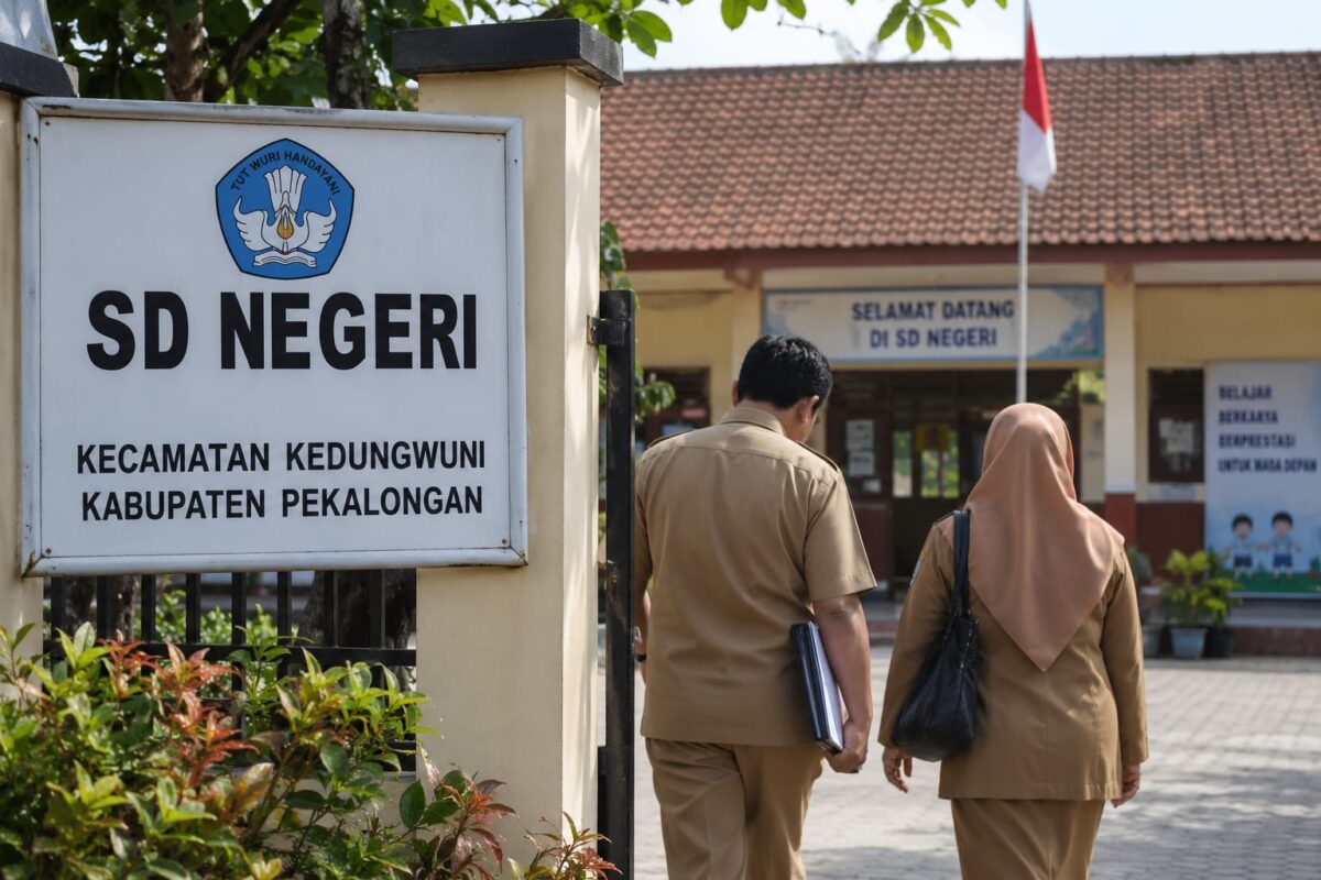 Disdikbud Kabupaten Pekalongan mencopot oknum Kepala SD Negeri dan memutasi seorang guru di Kecamatan Kedungwuni setelah terbukti melakukan perbuatan mesum di lingkungan sekolah  pada awal Agustus 2026 lalu. Foto: Ilustrasi AI