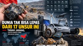 Tanah jarang menjadi istilah yang makin populer belakangan ini namun belum semua orang paham apa itu Rare Earth atau tanah jarang yang saat ini menguasai teknologi moderen di dunia. Foto: Ilustrasi AI