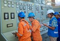 Pengujian black start, yaitu kemampuan pembangkit melakukan penyalaan tanpa pasokan listrik dari jaringan eksternal, serta line charging menuju GI Dieng sebagai bagian dari tahapan pemulihan sistem, Sabtu (5/9/26). Foto: Istimewa