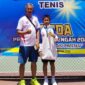 Atlet cabor tenis lapangan Rafas (12) bawa pulang emas pada pekan POPDA Jateng 2026. Foto: Istimewa