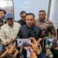 Pembina Bintang Automotif Irjen Pol Agus Suryonugroho didampingi Bupati Batang M Faiz Kurniawan dan Kapolresta Batang Kombes Pol Suwarno usai konfetensi pers, Jumat (11/9/26).