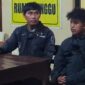 Gita Firmansyah dan adiknya Iqbal Rehan saat menunggu proses pemeriksaan di Polres Pekalongan Kota, Jumat (11/9/26) malam.